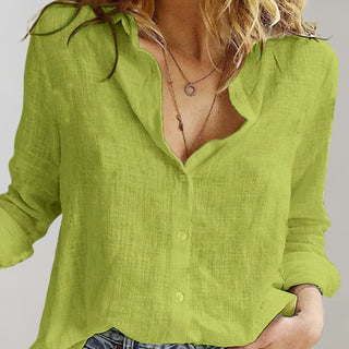 Damen Hemd bluse – Asymmetrisches Design, Leicht & Modern