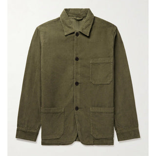 Herren-Cord jacke – Knopfleiste, Lässig & Praktisch