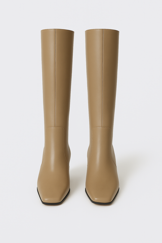 Damenstiefel – Kniehoch, Echtleder, Elegant & Komfortabel