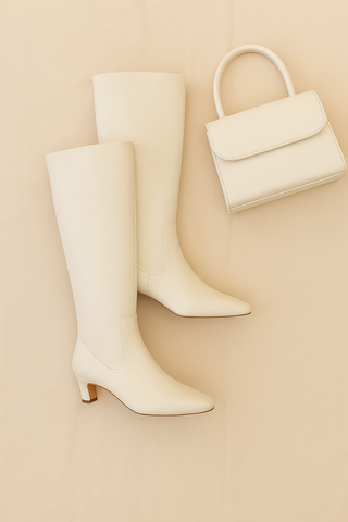 Damenstiefel – Kniehoch, Echtleder, Elegant & Komfortabel