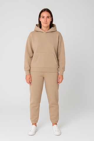 Damen Zweiteiler – Strick-Set mit Kragen, Bequem & Modisch