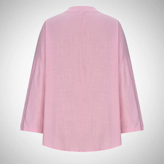 Damen Baumwollbluse – Lockere Passform, Luftig & Vielseitig