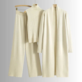 Damen Dreiteiliges Set – Luftiger Stoff, Weich & Bequem