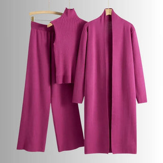 Damen Dreiteiliges Set – Luftiger Stoff, Weich & Bequem