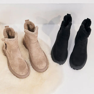 Damen Freizeitschuhe – Wolloptik, Stützend & Bequem