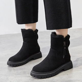 Damen Freizeitschuhe – Wolloptik, Stützend & Bequem