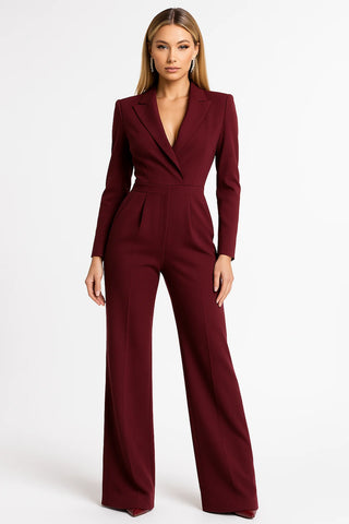 Damen Jumpsuit – Wickeloptik, Feminin & Elegant