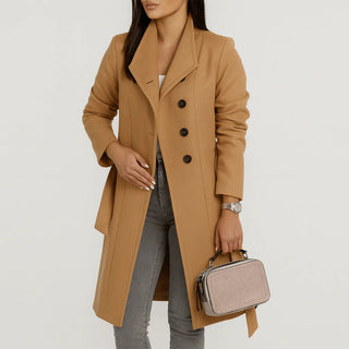 Damen Mantel – Gürtel-Design, Elegant & Zeitlos