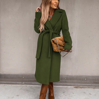 Damen Mantel – Lang, Warm & Elegant für Herbst und Winter