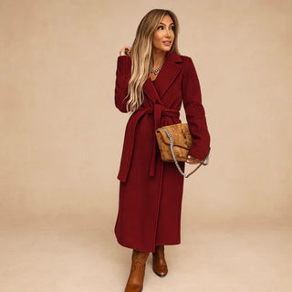 Damen Mantel – Lang, Warm & Elegant für Herbst und Winter