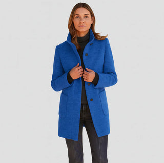 Damen Mantel – Wollmischung, Elegant & Zeitlos