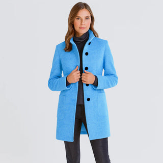 Damen Mantel – Wollmischung, Elegant & Zeitlos