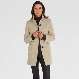 Damen Mantel – Wollmischung, Elegant & Zeitlos