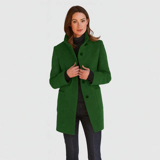 Damen Mantel – Wollmischung, Elegant & Zeitlos