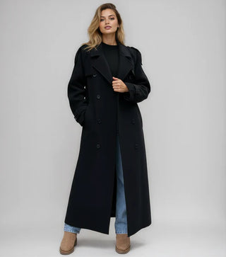 Damen Mantel – Wollmix, Elegant & Warm