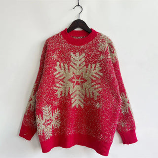 Damen Pullover – Rentierstrick, Festlich & Gemütlich