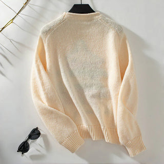 Damen Pullover – Strick mit Tannenbaumdesign, klassisch & gemütlich