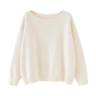 Damen Scoop Neck Pullover – Weiches Strickmaterial, Lässig & Vielseitig