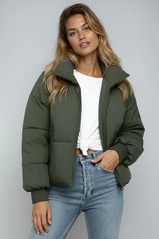 Damen Steppjacke – Kurz geschnitten, Leicht & Modern