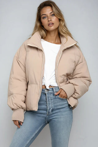 Damen Steppjacke – Kurz geschnitten, Leicht & Modern