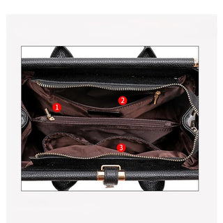 Damen Tasche – Krokoprint-Design, Elegant & Strukturiert