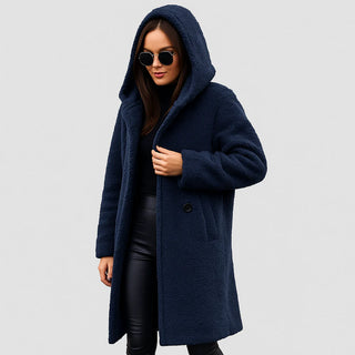 Damen Winterjacke – Lang Design, Warm & Elegant