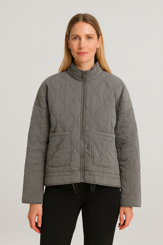 Damen Jacke – Tailliert, Gesteppt, Elegant & Komfortabel