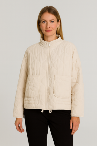Damen Jacke – Tailliert, Gesteppt, Elegant & Komfortabel