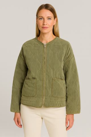 Damen Jacke – Tailliert, Gesteppt, Elegant & Komfortabel