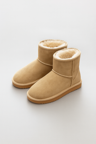 Damen Stiefeletten – Kunst-Wildleder, Bequem & Modern