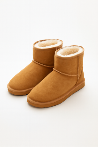 Damen Stiefeletten – Kunst-Wildleder, Bequem & Modern