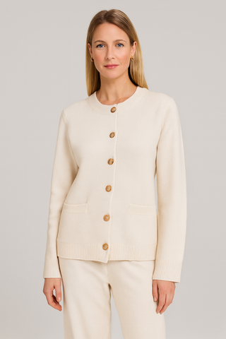 Damen Cardigan – Oversize Design, Baumwolle, Bequem & Stilvoll
