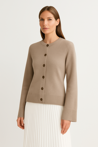 Damen Cardigan – Oversize Design, Baumwolle, Bequem & Stilvoll