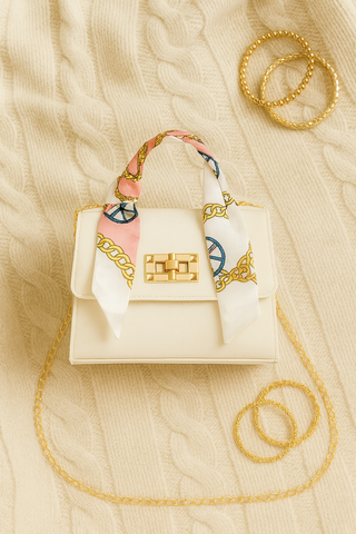 Damen handtasche – Stilvolles Design mit Goldfarbenen Details, Elegant & Praktisch