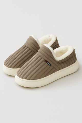 Damen Hausschuhe – Flauschig, Flanellfleece, Warm & Komfortabel