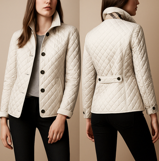 Damenjacke mit elegantem Design, gefertigt aus warmem, weichem Material. Die Jacke bietet Komfort und Stil, ideal für k 3
