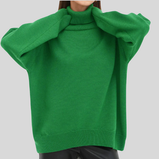 Damenpullover – Rollkragen, Warm & Elegantes Design, Vielseitig Kombinierbar 10