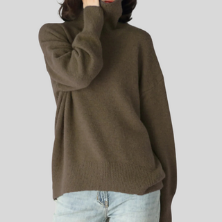 Damenpullover – Rollkragen, Warm & Elegantes Design, Vielseitig Kombinierbar 2