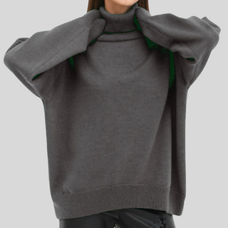Damenpullover – Rollkragen, Warm & Elegantes Design, Vielseitig Kombinierbar 9