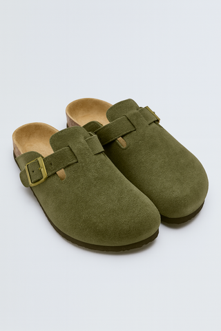 Damen sandalen – Klassisches Slip-on-Design, Bequem & Ergonomisch