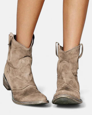 Damenstiefel – Vintage Cowboy Style, Elegant & Komfortabel 0