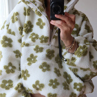 Dames Sweatshirt – Fleece Stof, Warm & Comfortabel voor Koude Dagen