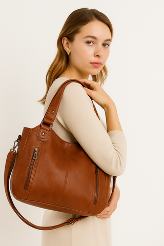 Damentasche – Elegantes Design, Echtleder, Geräumig & Vielseitig