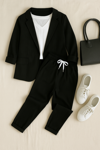 Damen Anzug-Set – Blazer & Hose, Elegant & Vielseitig
