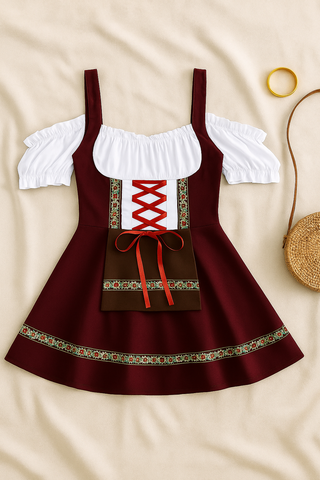 Damen Kostüm – Oktoberfest, Verspielt & Auffällig