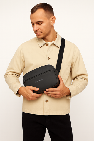 Herren Bauchtasche – Pillow-Look Crossbody, Modern & Vielseiting