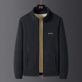 Herrenjacke – Fleece, Kuscheliges Innenfutter, Sportlich &amp; Warm 0