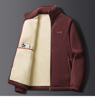 Herrenjacke – Fleece, Kuscheliges Innenfutter, Sportlich &amp; Warm 3