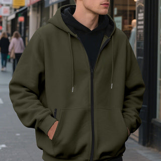 Herren Zip-Hoodie – Atmungsaktiv, Praktische Taschen, Stylish & Komfortabel 8