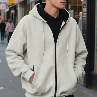 Herren Zip-Hoodie – Atmungsaktiv, Praktische Taschen, Stylish & Komfortabel 9
